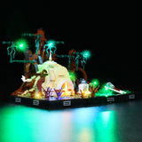 Ensemble d'éclairage LED pour LEGO Star Wars : Diorama d'entraînement Jedi sur Dagobah (75330)