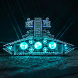 Ensemble d'éclairage LED pour LEGO Star Wars : Destroyer Stellaire Impérial (75394) avec télécommande