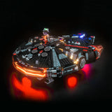 Ensemble d'éclairage LED pour LEGO Star Wars : Le Faucon Noir (75389) avec télécommande