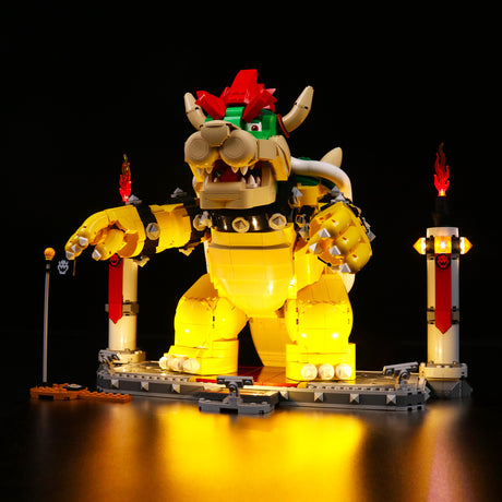BrickBling LED Licht Set für LEGO Super Mario: The Mighty Bowser (71411) inkl. Fernbedienung P42602