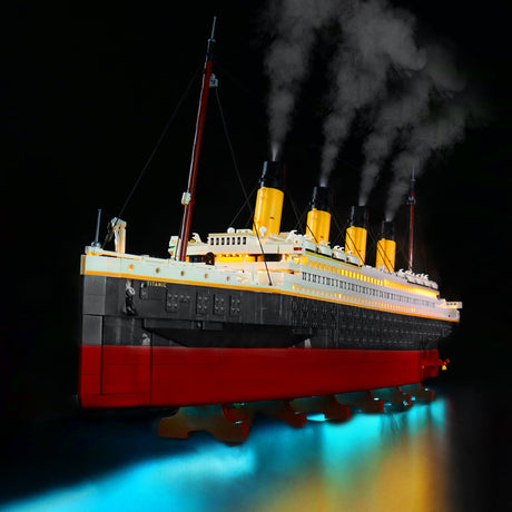 BrickBling Ensemble d'éclairage LED pour LEGO Titanic (10294) avec télécommande P29103