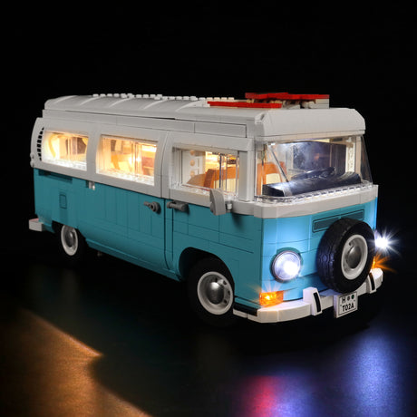 BrickBling LED Licht Set für LEGO VW T2 Camper Van (10279) inkl. Fernbedienung P26202