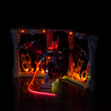 Ensemble d'éclairage LED pour serre-livres LEGO Le Seigneur des Anneaux : Balrog™ (10367) avec télécommande