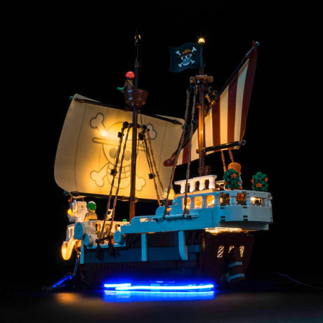 Ensemble de lumières LED pour LEGO One Piece : Le bateau pirate Flying Lamb (75639)