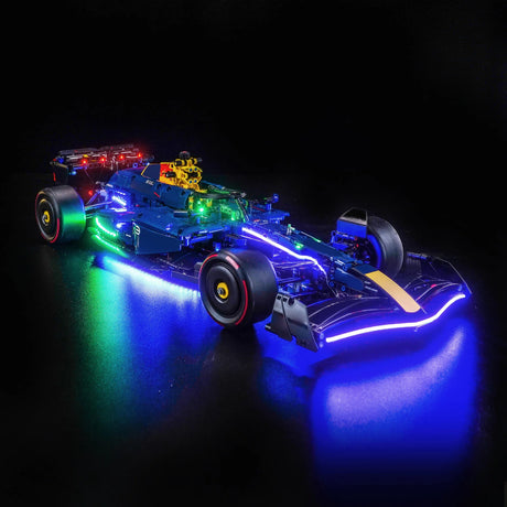 Kit d'éclairage LED pour la voiture de course LEGO Oracle Red Bull Racing RB20 F1 (42206) avec télécommande