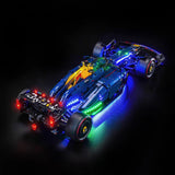 Kit d'éclairage LED pour la voiture de course LEGO Oracle Red Bull Racing RB20 F1 (42206) avec télécommande