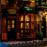 LED Licht Set für LEGO Sherlock Holmes: Bücherstütze (10351) inkl. Fernbedienung