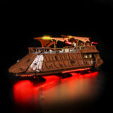 LED Licht Set für LEGO Star Wars: Jabbas Segelbarke (75397) inkl. Fernbedienung