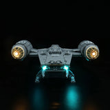 Ensemble d'éclairage LED pour LEGO Star Wars : Le Razor Crest (75331) avec télécommande