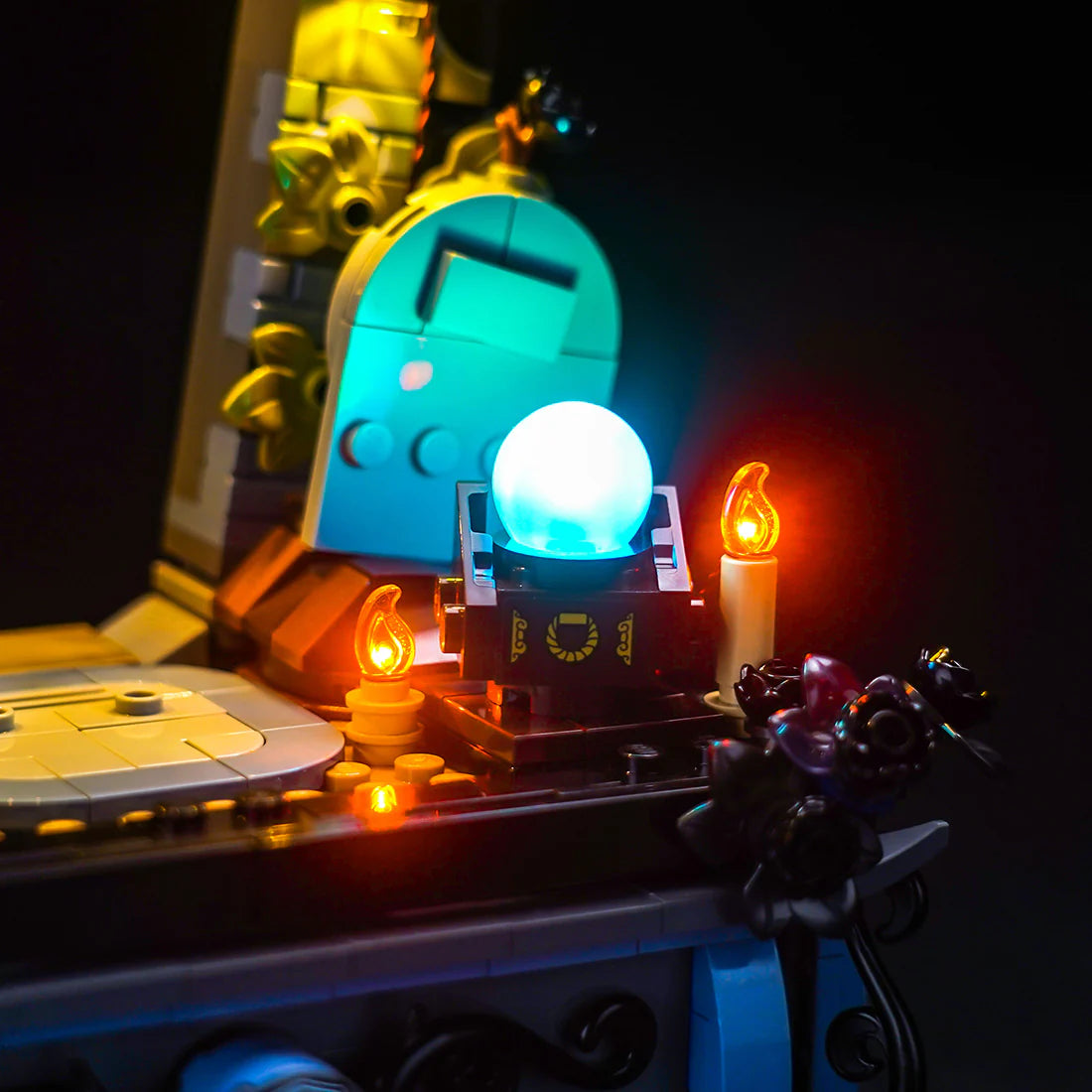 Ensemble d'éclairage LED pour figurine LEGO Mercredi Addams (76780)