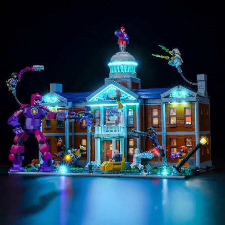 BrickBling LED Licht Set für LEGO X-Men: X-Mansion (76294) inkl. Fernbedienung P77802