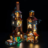Ensemble d'éclairage LED pour LEGO Le Terrier - Édition Collector (76437) avec télécommande