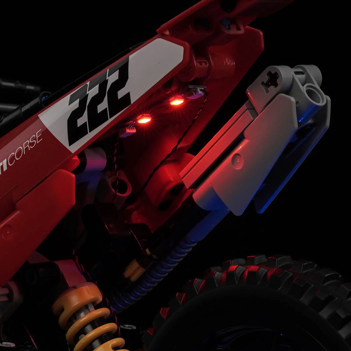 LED Licht Set für LEGO Ducati Desmo450 MX Factory Motorrad (42238)