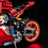Kit d'éclairage LED pour moto LEGO Ducati Panigale V4 S (42202) avec télécommande