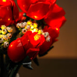 Ensemble de lumières LED pour bouquet de roses LEGO (10328)