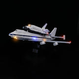 Ensemble d'éclairage LED pour la navette spatiale LEGO Jumbo (10360) avec télécommande