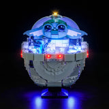 Ensemble d'éclairage LED pour LEGO Star Wars : Grogu™ dans son berceau de répulseur (75403)