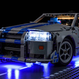 Ensemble d'éclairage LED pour LEGO 2 Fast 2 Furious Nissan Skyline GT-R R34 (42210) avec télécommande