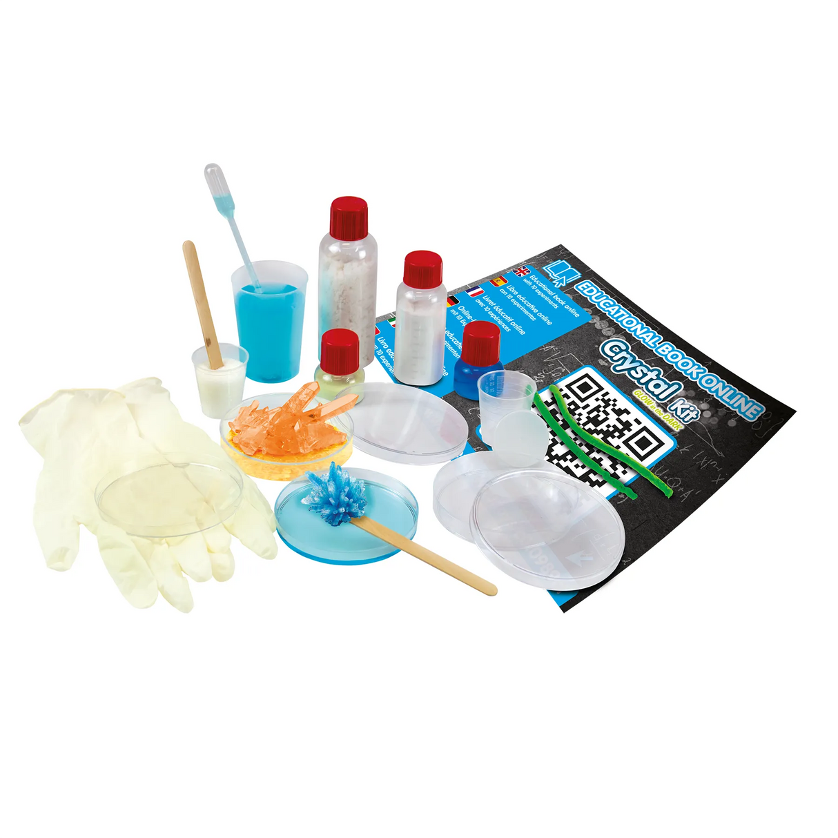 Kit d'expérimentation pour la culture de cristaux lumineux