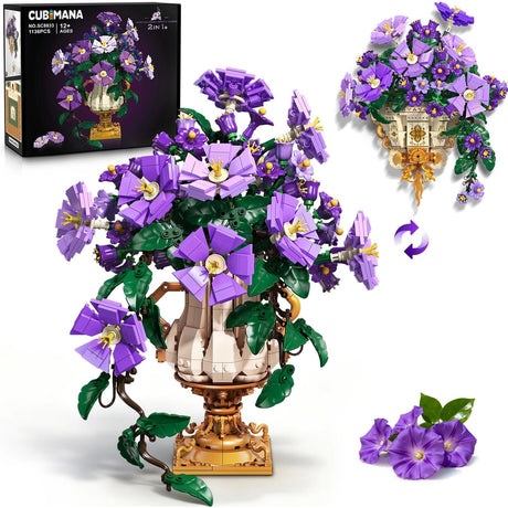 Cubimana Lila Prunkwinden 2-in-1 - Klemmbausteine CM-SC8833
