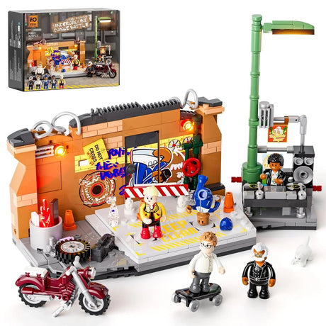 LUMIBRICKS Underground Dance Battle (inkl. Beleuchtung) - Klemmbausteine LUBR-F9069