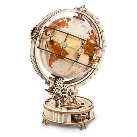 ROKR Globe lumineux - Kit de construction en bois 3D RKR-ST003