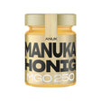 Anuk Manuka Honig MGO 250 Glasgefäß mit goldener Kappe und Etikett