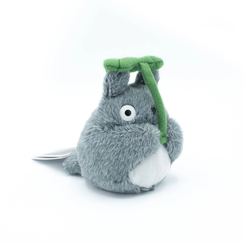 Mon Voisin Totoro - Totoro avec feuille (13 cm) - Peluche