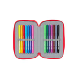 Trousse Mickey Mouse « Fantastique » - Trousse comprenant stylos, taille-crayon et gomme (28 pièces)