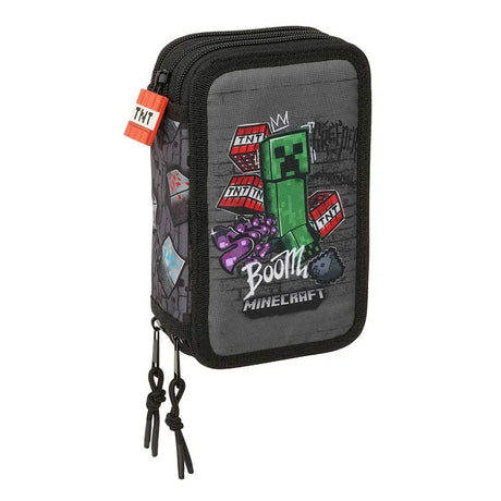 Safta Minecraft "Graffiti" - Etui inkl. Stifte, Spitzer und Radiergummi (37 Teile) SA-412631857