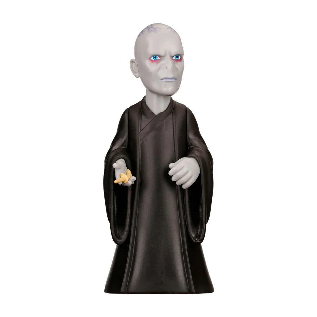 Lord Voldemort Sammelfigur mit schwarzem Umhang und Zauberstab
