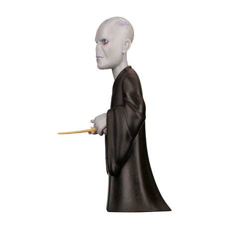 Lord Voldemort Sammelfigur mit Zauberstab in Seitenansicht
