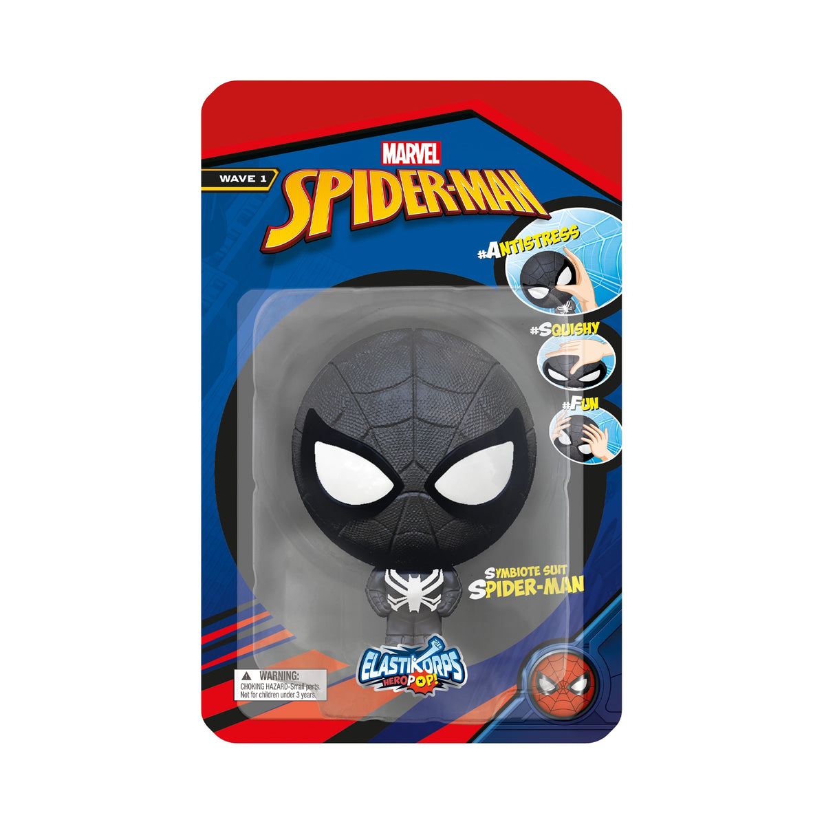 HeroPop Marvel - Costume Symbiote (10 cm) - Figurine déformable