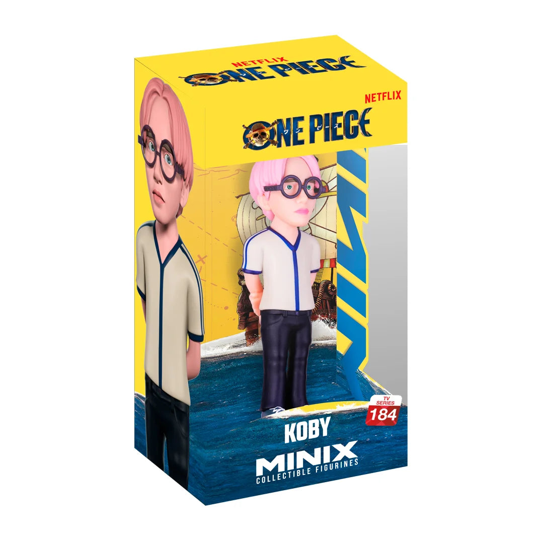 Minix Sammelfigur Koby aus der Netflix Serie One Piece in der Verpackung