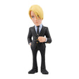 Sanji Figur aus One Piece im schwarzen Anzug mit gestreiftem Hemd und Krawatte