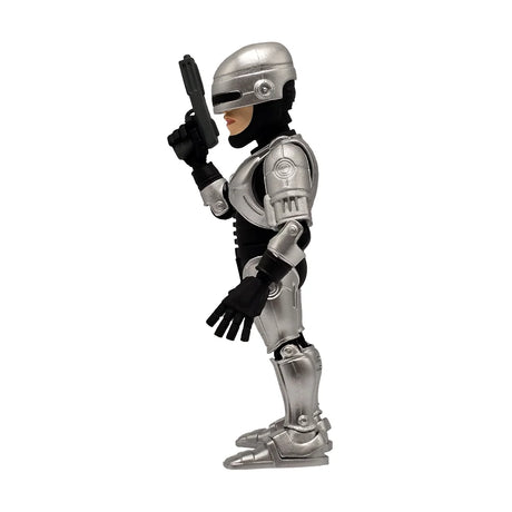 RoboCop Actionfigur in silberner Rüstung mit Pistole in der Hand