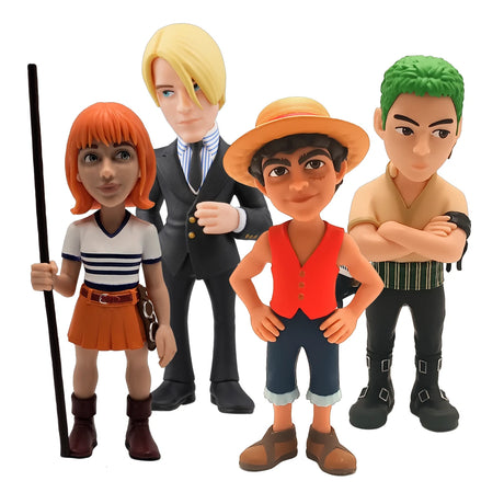 MINIX One Piece - Strohutbande Bundle (12 cm) - Sammelfigur MX12-OPSHBND