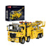 Gelber Mould King Abschleppwagen mit Kran und Verpackung 58470797672832