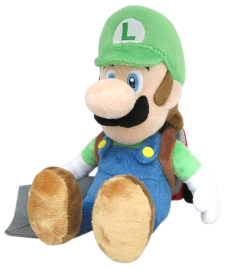 Nintendo Luigi's Mansion - Luigi avec son Poltergust (25 cm) - Peluche OU-LM-LUI25