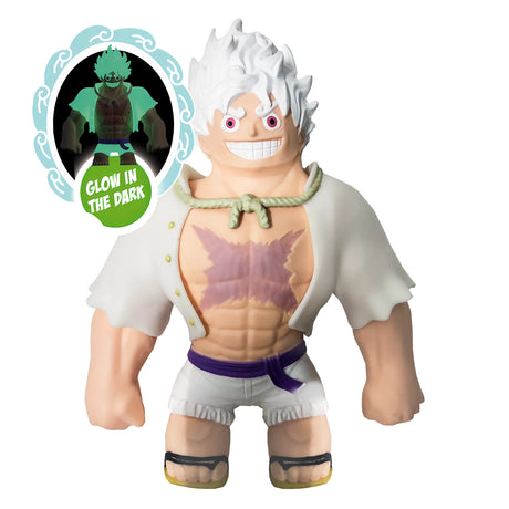 Elastikorps One Piece - Luffy Gear 5 (24 cm / lumineux) - Figurine articulée extensible ELAHPP23LUFG5GITD