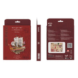 One Piece - La Force Rouge des Pirates aux Cheveux Rouges - Maquette en bois