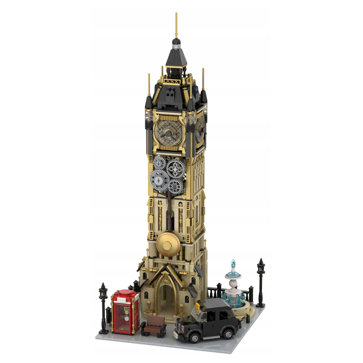 Steampunk Clock Tower Park - Klemmbausteine