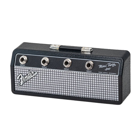 Pluginz Fender Mini Twin Amp Jack Rack Schlüsselhalter im Verstärker-Design in perspektivischer Ansicht