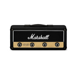 Pluginz Marshall JCM 800 Jack Rack Schlüsselhalter in frontaler Ansicht mit vier Klinkenbuchsen