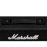 Detailaufnahme des Tragegriffs und Marshall-Logos des Pluginz JCM 800 Schlüsselhalters