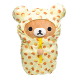 Rilakkuma dans un sac de couchage en forme de gland - peluche