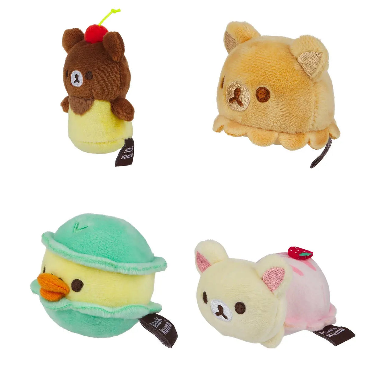 Rilakkuma - Boîte à macarons (7,5 cm) - Peluche