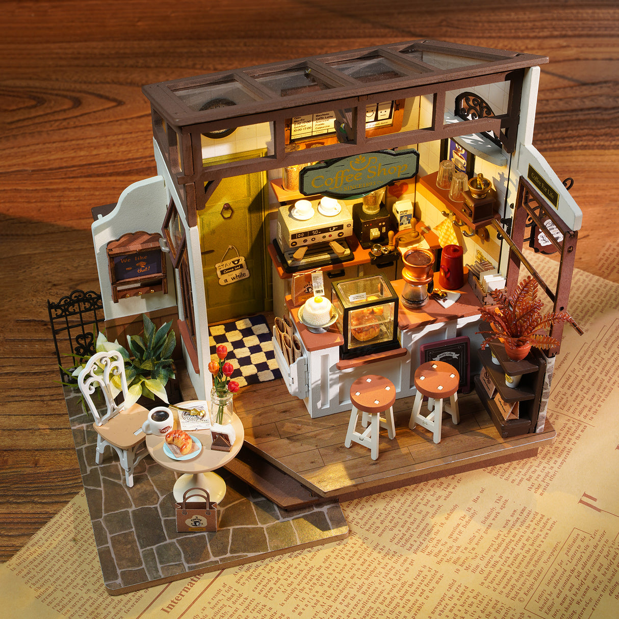 Slow Life Café n° 17 - Diorama
