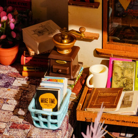 Librairie du coin - maison miniature