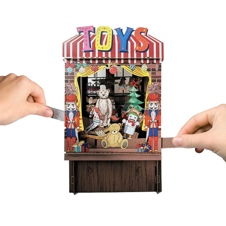 Spielzeugladen - 3D Pop-Up Weihnachtskarte